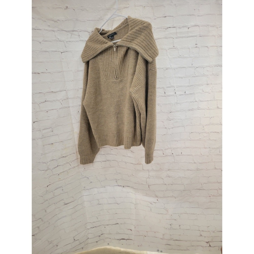 Sweater  (XL) color Tan Camel by French connection classic, modern